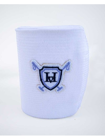 Lot de 2 Bandes (polaires+élastique) de travail blanches pour cheval Margie - HV Polo - imagen 3