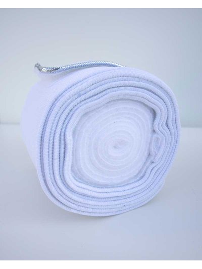 Lot de 2 Bandes (polaires+élastique) de travail blanches pour cheval Margie - HV Polo - imagen 2