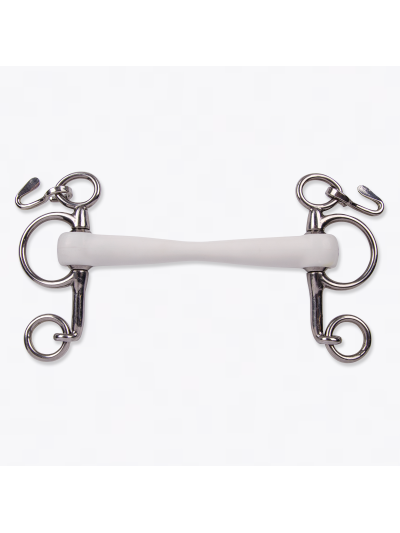 Bocado pelham con cadenilla para caballo (flexi soft) Inno Sense baby pelham - Trust