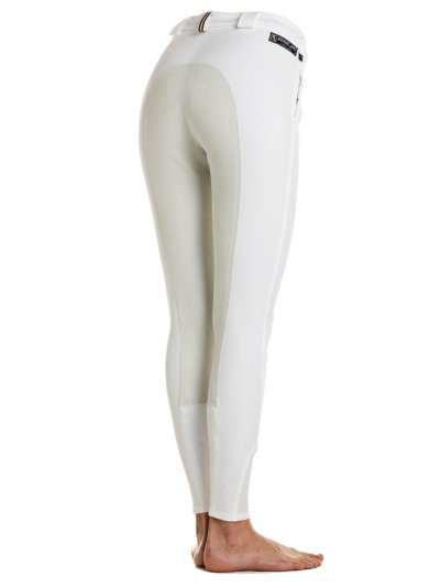 White full seat breeches for woman – Karen model by Kingsland Classic