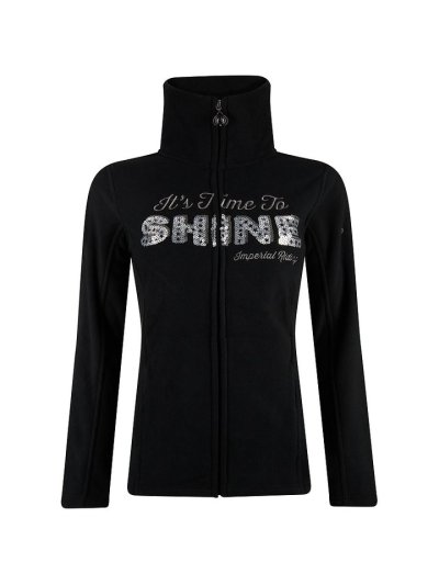 Veste polaire d'entraînement noire à paillettes pour femme Hunter - Imperial Riding