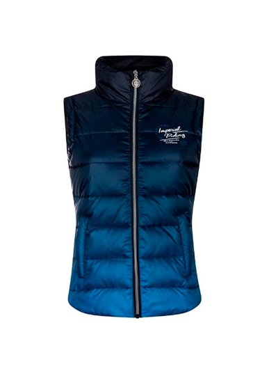 Gilet matelassé en dégradé en bleu foncé junior unisexe Lucky Boy - Imperial Riding