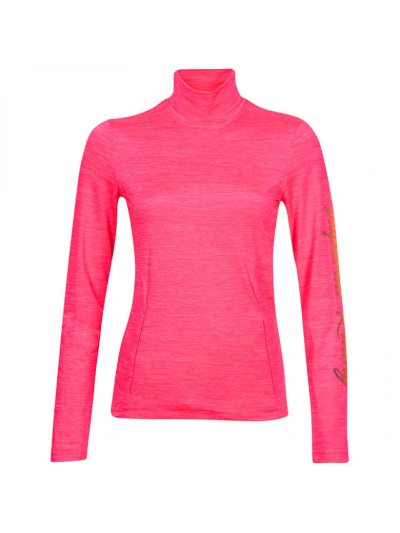 Camiseta técnica de entrenamiento de manga larga fucsia para niña Risk it - Imperial Riding