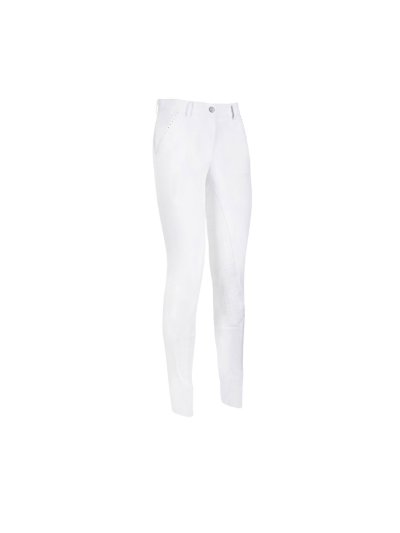 Pantalones blancos con grip de silicona en la culera para mujer Isidro - Imperial Riding