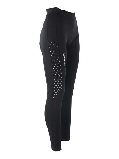 Mallas negras con topos blancos (grip culera) para mujer Runaway - Imperial Riding