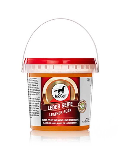 Jaboncillo para limpiar, cuidar y mantener la flexibilidad del cuero (450ml-500g) Leather soap - Leovet