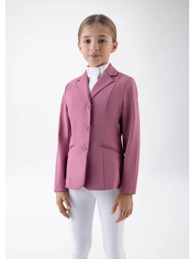 Chaqueta de concurso rosa (Daybreak) compatible con airbag para niña EQGALA - Equiline - imagen 2