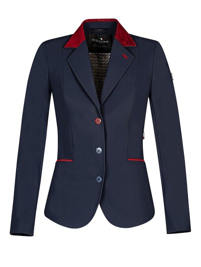 Veste de compétition bleu marine pour femme Bergenia - Equiline
