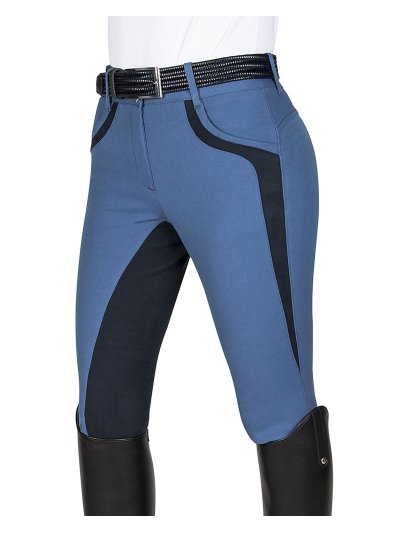 Pantalon d'équitation bleu pour femme Patricia - Equiline