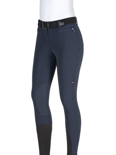 Pantalon d'équitation bleu marine pour femme Alog - Equiline