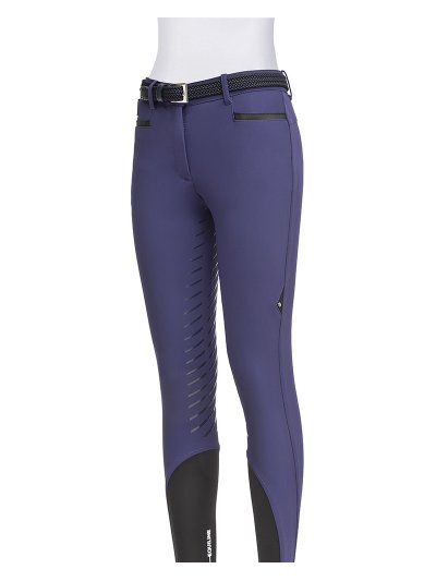 Pantalons d'équitation violetas (grip à fond intégral) pour femme Caltef - Equiline