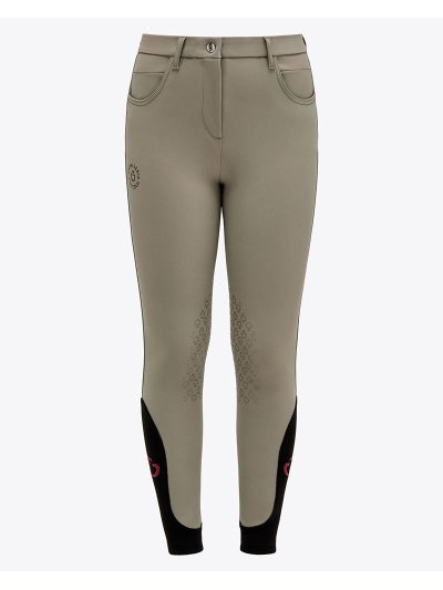 Pantalons verdâtres (grip aux genoux) pour fille CT-Orbit - Cavalleria Toscana
