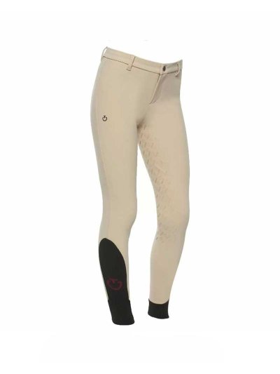 Beige pants without pockets (grip culera) junior unisex - Cavalleria Toscana