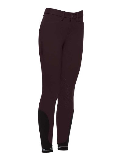 Children dark burgundy knee grip breeches - Cavalleria Toscana