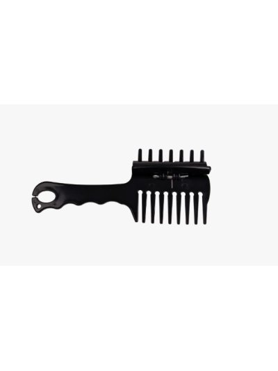 Peine pinza negro para trenzar la crin - QHP - imagen 3