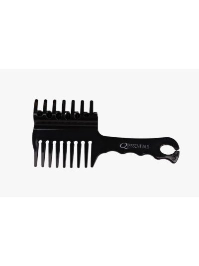 Peine pinza negro para trenzar la crin - QHP