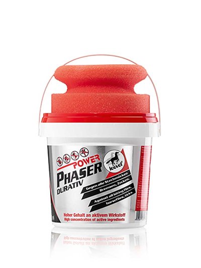 Gel repelente de insectos con esponja para caballo (500ml) Power Phaser Durative - Leovet