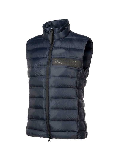 Gilet matelassé bleu marine unisexe Edriko/Elidebe - Equiline