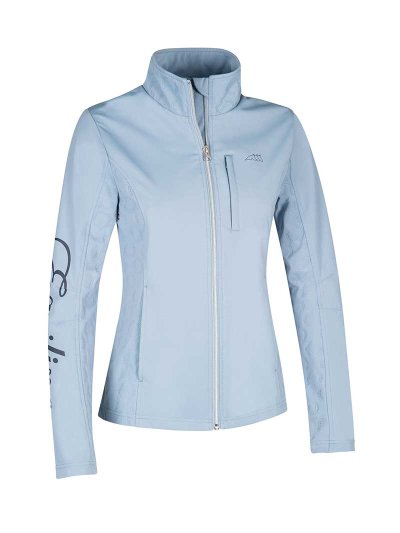 Women’s light blue softshell jacket – Honey - Equiline