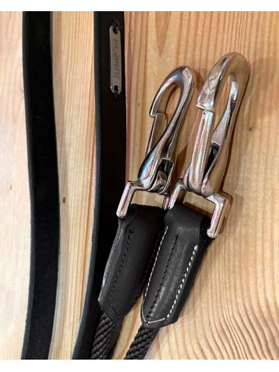 Riendas alemanas negras para caballo - Collection ONE -  JUMP IN - imagen 2