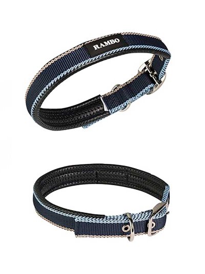 Collar para perro azul marino - Rambo