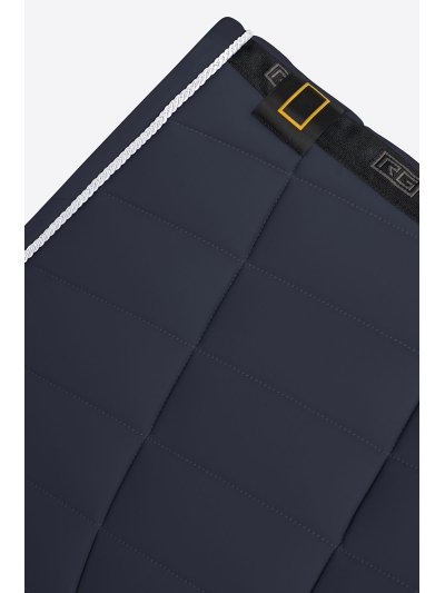 Tapis de saut bleu marine en jersey à passepoil contrasté - RG - imagen 3