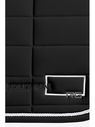 Tapis de saut noir en jersey à passepoil contrasté - RG - imagen 2