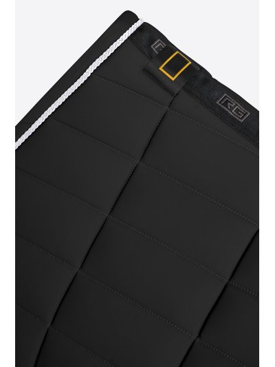 Tapis de saut noir en jersey à passepoil contrasté - RG - imagen 3