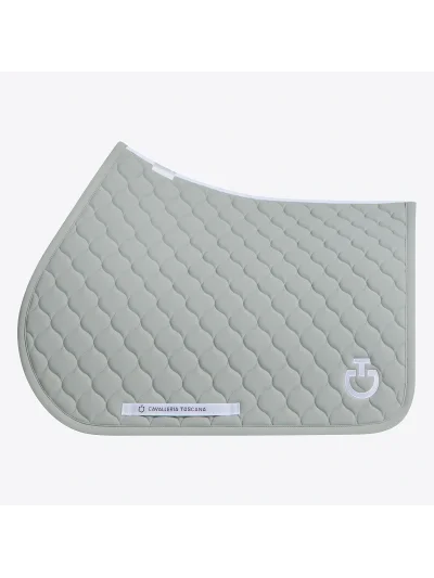 Tapis de saut vert avec matelassage circulaire - Cavalleria Toscana