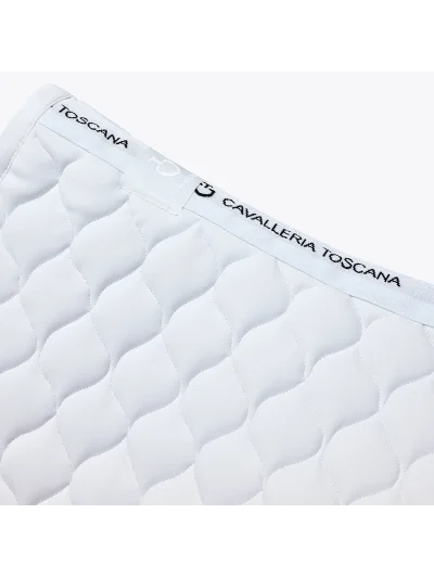 Tapis de dressage blanc avec matelassage circulaire - Cavalleria Toscana - imagen 4