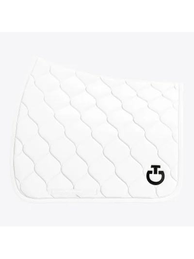 Sudadero de doma blanco con acolchado circular para caballo - Cavalleria Toscana