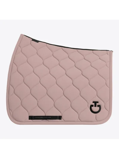 Sudadero de doma rosa palo (Cipria) con acolchado circular para caballo - Cavalleria Toscana