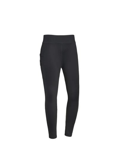 Leggings bleu marine (grip à fond intégral) pour fille - KLKACY F-TEC4 - Kingsland