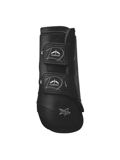 Protectores de doma delanteros negros con velcro Absolute Easy Strap - Veredus