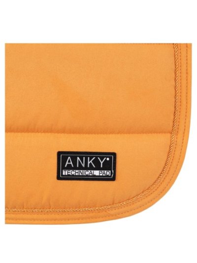 Sudadero de doma naranja (Golden Ochre) con antideslizante en la cruz y refuerzo en el paso de cincha para caballo - Anky - imagen 2