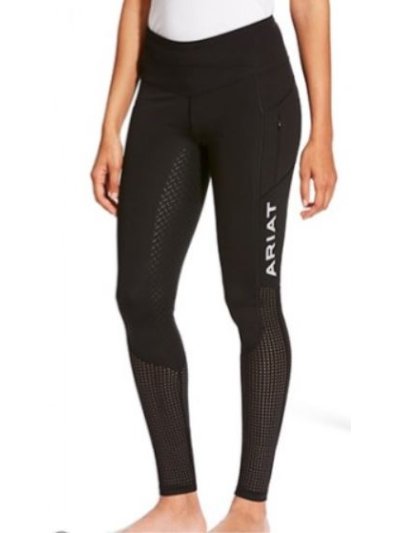 Mallas de verano con perforaciones negras (grip culera) para mujer EOS - Ariat