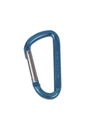 Mosquetón bombero de aluminio color azul - Zaldi