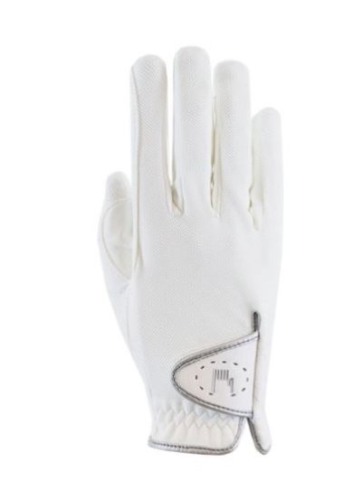 Guantes de montar a caballo blancos transpirables SAMORIN - Roeckl
