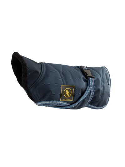 Manta azul marino de invierno para perro - BR