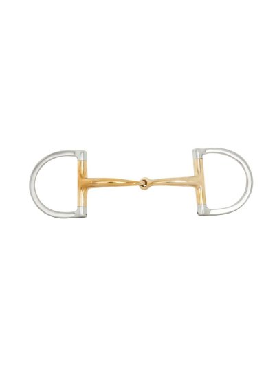 Two-piece D-ring fillet with single joint, soft contact, (14 mm, Ø 65 x 50 mm) - BR