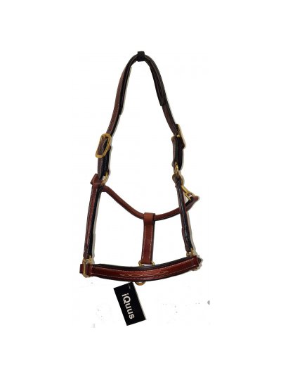Licol d'écurie en cuir graissé pour cheval - iquus