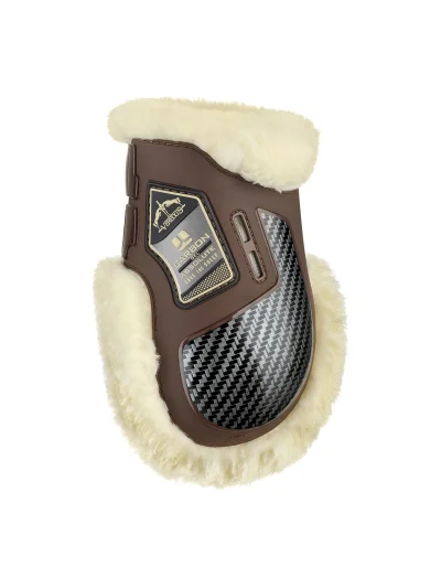 Protectores traseros marrones de salto Carbon Gel Absolute Save the Sheep - Veredus