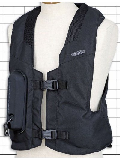 Chaleco air bag de protección negro MLV3H - Hit Air