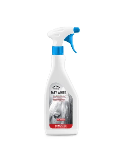 Champú en seco en spray para caballos tordos Easy White 500 ml - Veredus