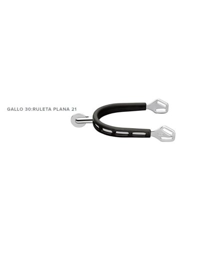 Espuelas sprenger ultrafit extra grip unisex punta redonda gallo 30mm y ruleta plana 21mm - Sprenger