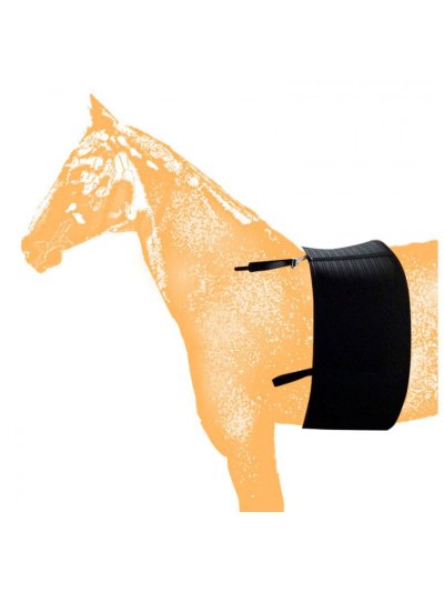 Bande de protection contre le frottement des éperons (ceinture) fabriquée en néoprène pour cheval - Zaldi