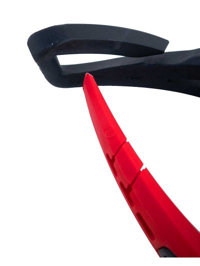 Étriers junior rouges et noirs Soft'up lite - Freejump - imagen 4