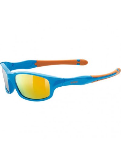 Gafas de sol deportivas azules y naranjas para niño 507 - UVEX