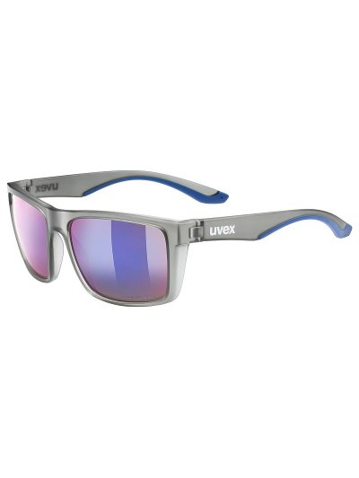 Gafas de sol deportivas grises transparentes mate 50 CV - UVEX