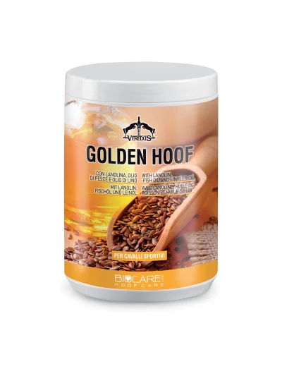 Pomada para cascos con lanolina, aceite de pescado y linaza Golden Hoof - Veredus
